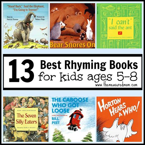 Best Rhyming Books for Kids Ages 5-8 - The Measured Mom