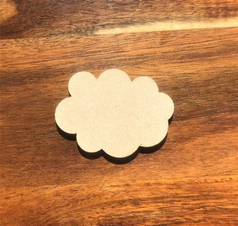 Wooden Cloud Cutout Shape Wooden Cloud Craft Weather Seasons | Etsy