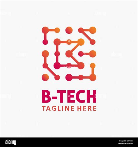 Letter B tech logo design Stock Vector Image & Art - Alamy