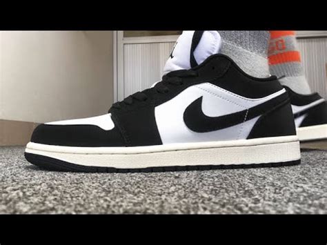 Air Jordan 1 Low WMNS Vintage Panda HD On Feet - YouTube