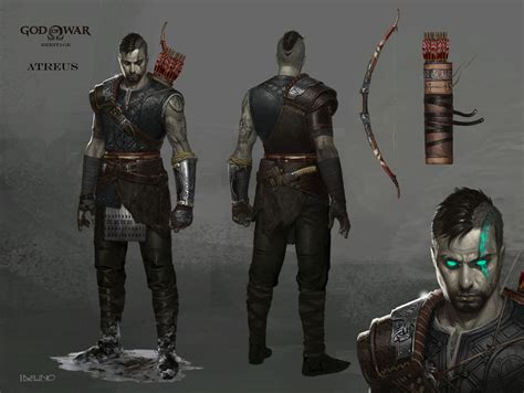 God of War Heritage - Atreus visual development...