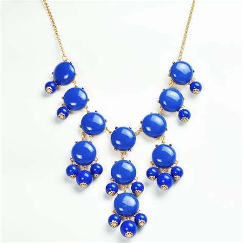 :Bubble Necklace,Statement Necklace, Bubble Jewelry(Fn0508-Blue ...