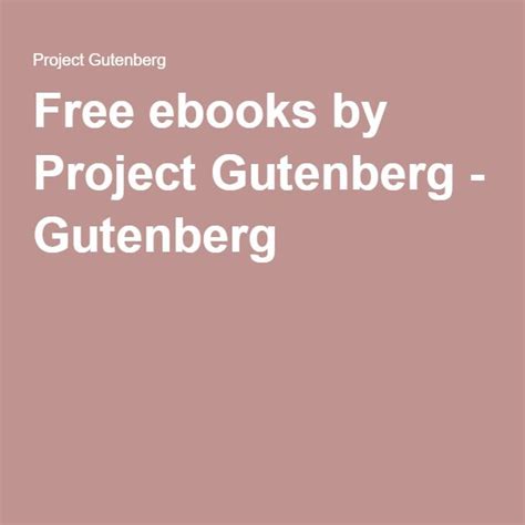 Free ebooks by Project Gutenberg - Gutenberg Kids Reading, Reading ...