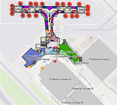 Exploring The Love Field Terminal Map: A Comprehensive Guide - 2023 ...