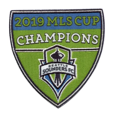 2019 MLS Cup Champions Seattle Sounders Embroidered Patch