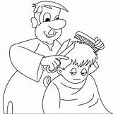 Barber Coloring Pages  Free Printable Coloring For Kids sketch template