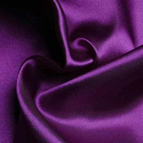 Plain Liquid Satin Fabric Deep Purple 150cm - Satin - Dressmaking Fabrics - Fabric | Liquid ...