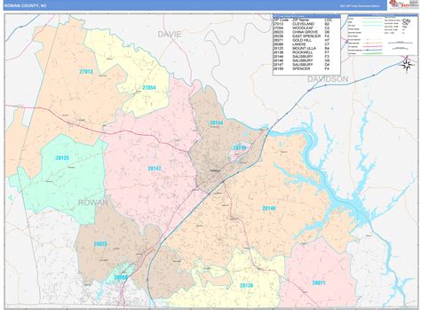 Rowan County Precinct Map