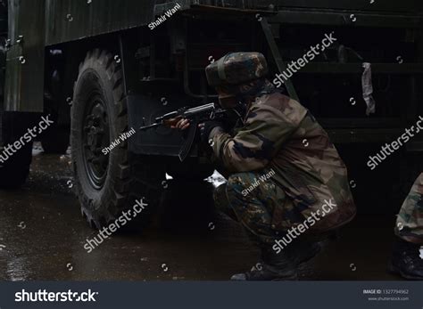 Indian Army Para Commandos Encounter Site Stock Photo (Edit Now) 1327794962