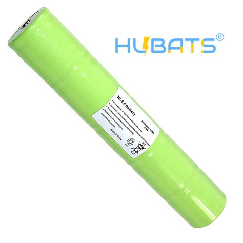 Ni-Cd 1/2D 6V 2500mAh Battery with button top, battery Replacement for flashligt | Hubats