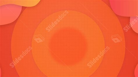 Orange Gradient Round Frame Simple Powerpoint Background For Free Download - Slidesdocs