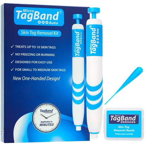 Buy Auto TagBand Skin Tag Removal Kit. Fast Effective & Safe Skin Tag Remover for Small/Medium ...