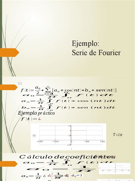 00 - Ejemplo Serie de Fourier - 00 | PDF