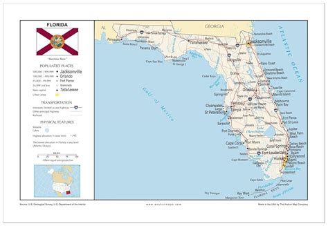 Detailed Map Of Florida Cities