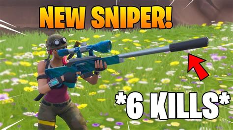 *NEW* SUPPRESSED Sniper Rifle GAMEPLAY! Fortnite Battle Royale - YouTube