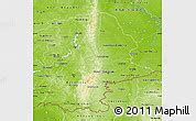 Physical Map of Urals