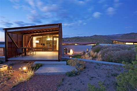 lake flato architects: desert house in santa fe