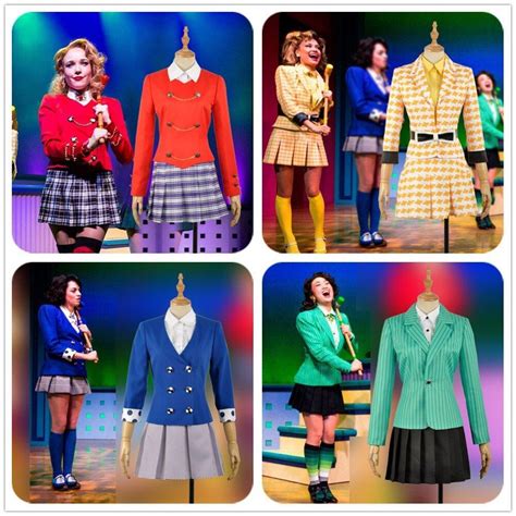 Heathers The Musical Rock Chandle McNamara Veronica Duke Cosplay Costume Girl Stage Dress ...