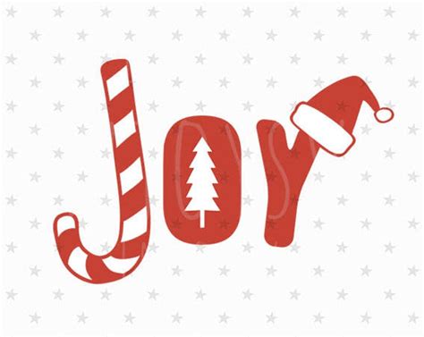 Joy svg Christmas SVG Christmas Candy svg Christmas Svg file | Etsy