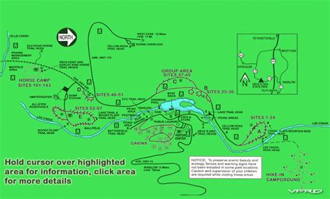 Devil's Den State Park Map