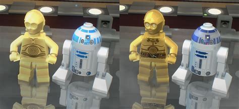 C-3PO and R2-D2 comparison image - Lego Star Wars Modernized Character ...