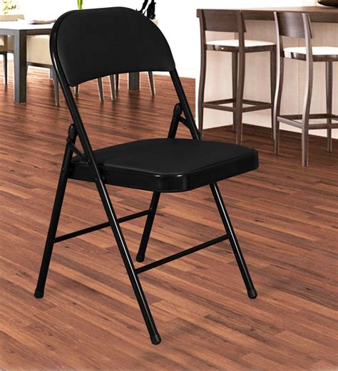 Buy Folding Metal Chair in Black Colour By Story@home Online - Metal Folding Chairs - Chairs ...