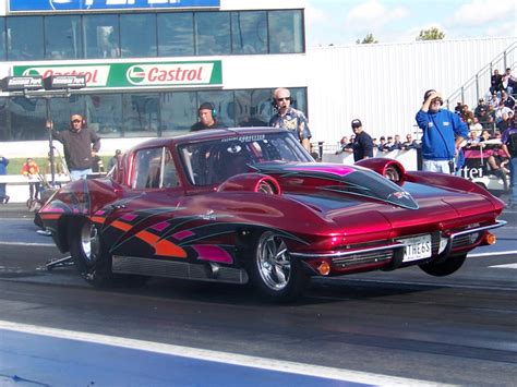 1963 Chevrolet Corvette Split Window Twin Turbo Pro Mod Street Legal 1/4 mile Drag Racing ...