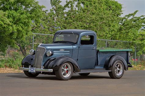 1937 Chevy Pickup Truck Blue Photograph by Nick Gray - Fine Art America