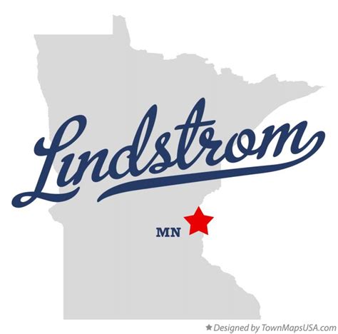 Map of Lindstrom, MN, Minnesota