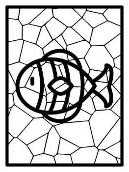 39 Ocean Mosaic Coloring Pages by Anisha Sharma | TPT