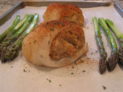 Everything Tasty from My Kitchen: Baked Scrod with Crabmeat Stuffing