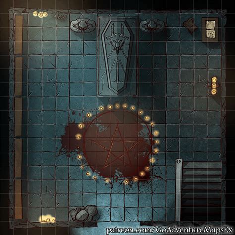 [Art]Sacrifice Room FREE Map in PatreonOC : r/Roll20