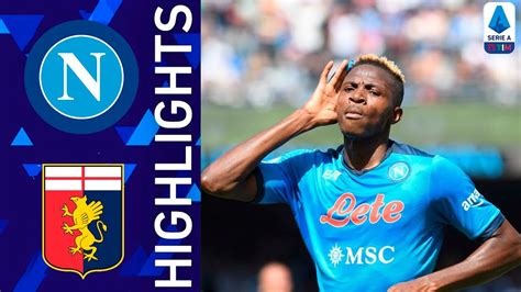 Napoli vs Genoa 3-0 Highlights & Goals | Serie A 2021-22 - YouTube