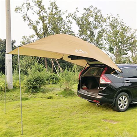 Awning Sun Shelter SUV Tent Auto Canopy Portable Camper Trailer Tent Rooftop Car Awning for ...