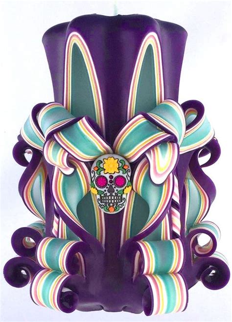 Day of the Dead / Dia de los Muertos Pillar Candle | Zee Candles