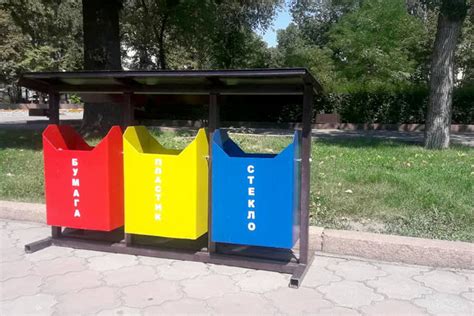 Waste sorting bins installed in Bishkek - | 24.KG