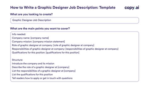 Graphic Designer Job Description Templates: How To Write & Examples