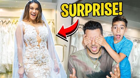 REVEALING Andrea's WEDDING DRESS! (BreathTaking) | The Royalty Family ...