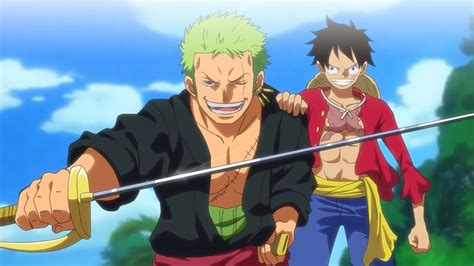 Luffy Gives Shanks' Gryphon Sword to Zoro - One Piece - YouTube