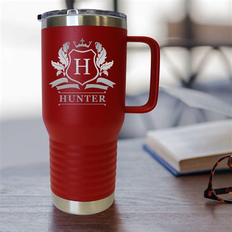 Custom Insulated Coffee Mug With Handle 20 Oz Customized | Etsy