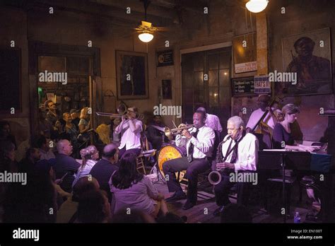 New Orleans,Louisiana: Preservation Hall jazz club Stock Photo - Alamy