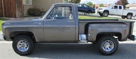 76 Chevy C/K 10 4x4 stepside - Classic Chevrolet C/K Pickup 1500 1976 ...