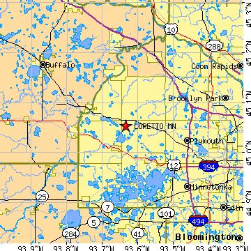 Loretto, Minnesota (MN) ~ population data, races, housing & economy