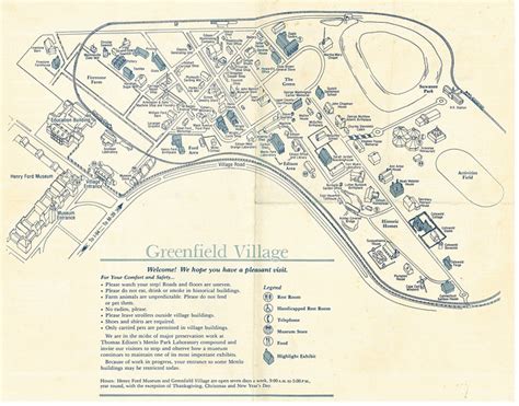 Friday, April 11, 1986: Map of Greenfield Village | Flickr - Photo Sharing!