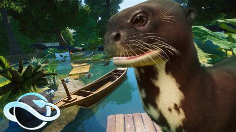 Giant Otter River Habitat 🦦 | Planet Zoo Speed Build - Aquatic Pack - YouTube