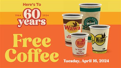 Wawa to Mark 60th Anniversary Milestone with Free, Any-Size