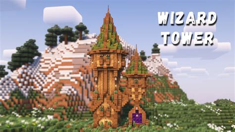 Minecraft: How to Build a Wizard Tower with Everything You Need To Survive | Part 1 - YouTube