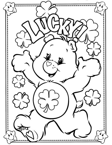 Free Printable Care Bear Coloring Pages For Kids