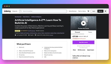 10 Best AI Courses Online: Learn How to Become an Expert in Artificial ...