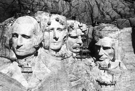 Mount Rushmore Construction Site, 1930a Photograph by Science Source ...